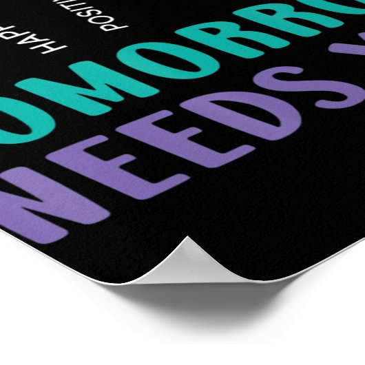 明日の滞在は自殺を防止する必要がある粟原 ポスター (角)