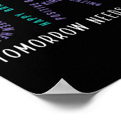 明日の滞在は自殺を防止する必要がある粟原 ポスター (角)