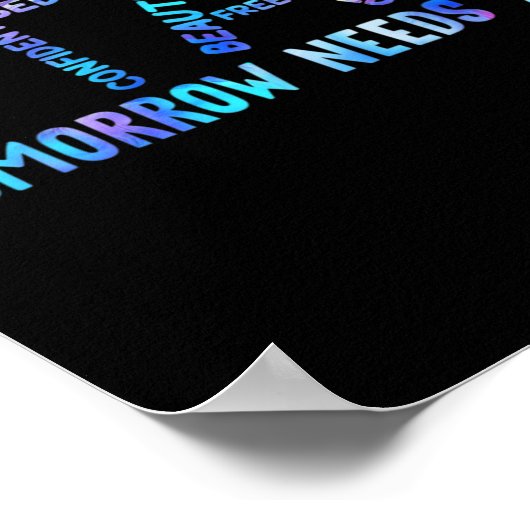 明日の滞在は自殺を防止する必要がある粟原 ポスター (角)