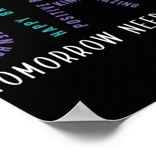 明日の滞在は自殺を防止する必要がある粟原 ポスター (角)