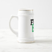 明日の無料おもしろいビールのスタインst patrickの日 ビールジョッキ (左)