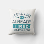 明日の疲れ クッション (裏面)