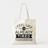 明日の疲れ トートバッグ (裏面)