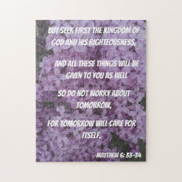 明日の聖書の聖句を心配するな ジグソーパズル