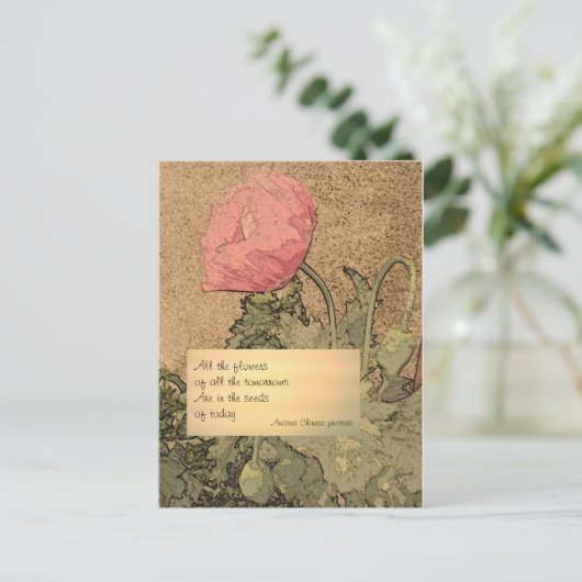 明日の花 ポストカード (スタンド正面)