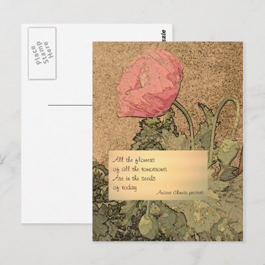 明日の花 ポストカード (正面/裏面)