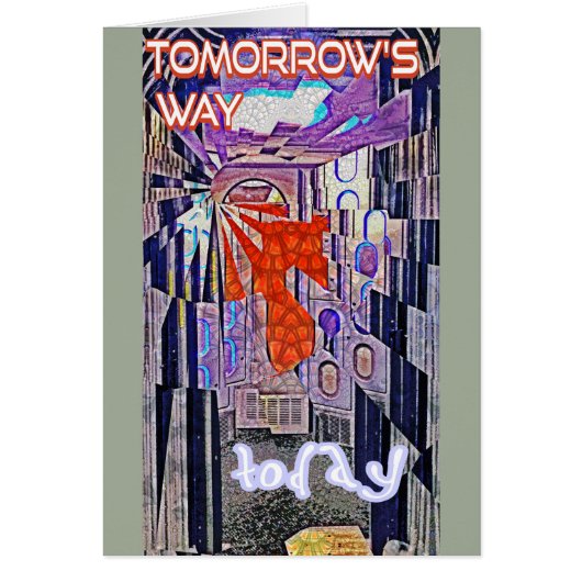 明日の道Tomorrow's TodayレトロFuture Art (正面)