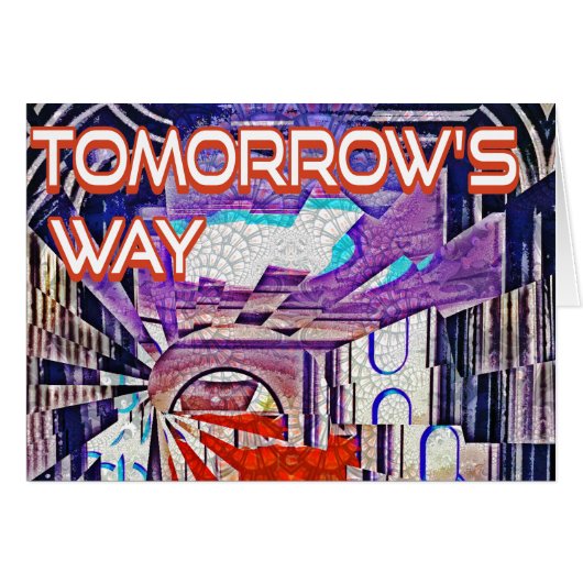 明日の道Tomorrow's TodayレトロFuture Art (正面横)