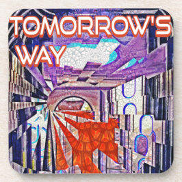 明日の道Tomorrow's TodayレトロFuture Art コースター