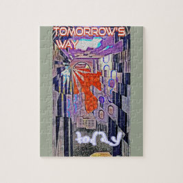 明日の道Tomorrow's TodayレトロFuture Art ジグソーパズル