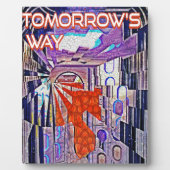 明日の道Tomorrow's TodayレトロFuture Art フォトプラーク (正面)