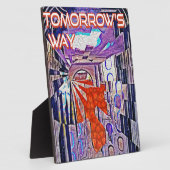 明日の道Tomorrow's TodayレトロFuture Art フォトプラーク (側面)