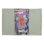 明日の道Tomorrow's TodayレトロFuture Art 枕カバー (裏面)