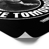 明日のTシャツの締め切りだ ポスター (角)