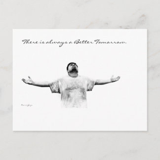 明日はいつももっと好い天気だ ポストカード