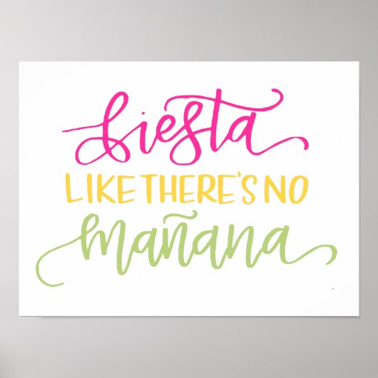 明日はないかのようにフィエスタをしよう メキシカンパーティー ポスター (正面)