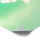 明日はもっと健康のために花を ポスター (角)