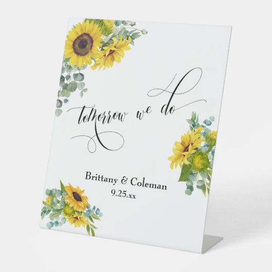 明日はフローラエレガントリハーサル 台座サイン (正面)