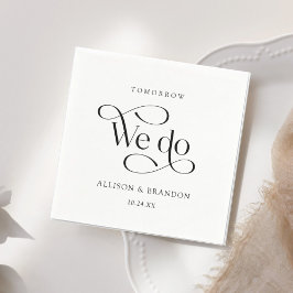 明日はリハーサルクラシックディナーナプキンズ スタンダードカクテルナプキン