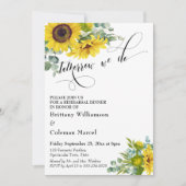 明日はリハーサルフローラディナー 招待状 (正面)