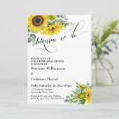 明日はリハーサルフローラディナー 招待状 (スタンド正面)