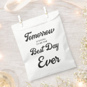 明日はリハーサル最高のディナー フェイバーバッグ (クリップ留めされた状態)