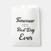 明日はリハーサル最高のディナー フェイバーバッグ (正面)