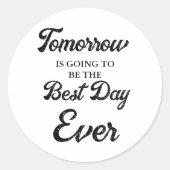 明日はリハーサル最高のディナー ラウンドシール (正面)