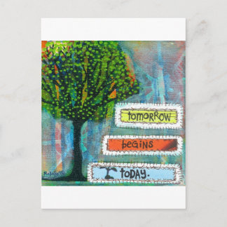 明日は今日から ポストカード