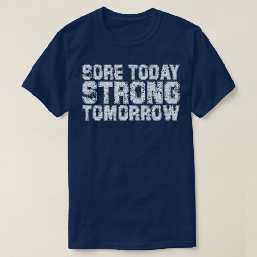 明日は今日は痛い Tシャツ (デザイン正面)