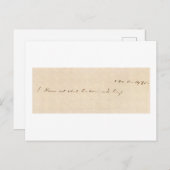 明日は何が来るか知らぬ ポストカード (正面/裏面)