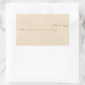 明日は何が来るか知らぬ 長方形シール (バッグ)