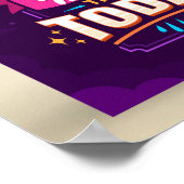 明日は信じ今日より良くなる ポスター (角)