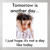 明日は別の日だ… ポスター (正面)