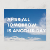 明日は明日が明けだ ポストカード (正面)