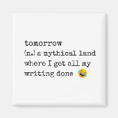 明日は決来末だ マグネット (正面)