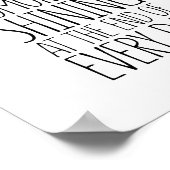 明日は素晴らし綺麗だ輝く ポスター (角)