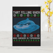 明日は膝の手術だというのにこんな気分って面白いよね U カード (黄色い花)