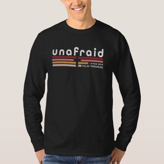 明日は誰が居るか恐れない Tシャツ (正面)