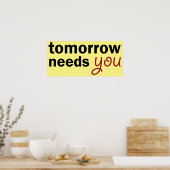 明日は ポスター (キッチン)