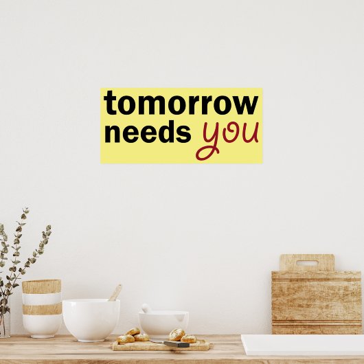 明日は ポスター (キッチン)