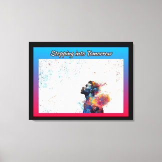 明日へのステップイン キャンバスプリント