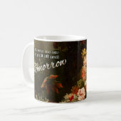 明日まで延期するのは遅すぎることはない コーヒーマグカップ (正面左)