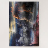 明日ま走での馬 ジグソーパズル (縦)