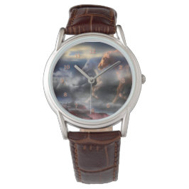 明日ま走でも 腕時計