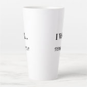 明日やるわ プロcrastination 皮肉な引用 カフェラテマグ (正面)