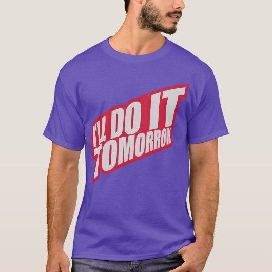 明日やろうは家族の合言葉 Tシャツ (正面)