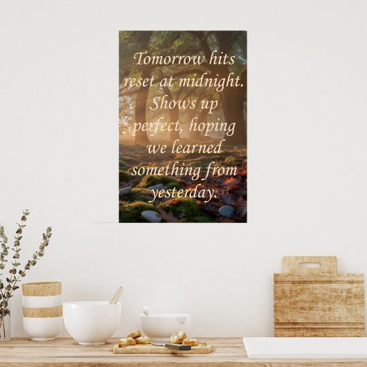 明日よ ポスター (キッチン)