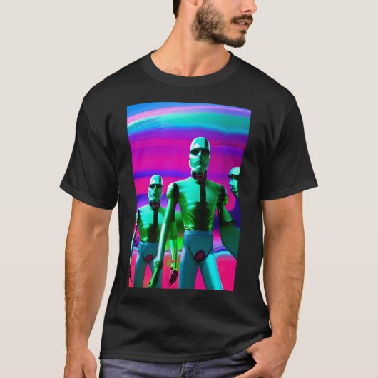 明日を先取りするKen Gage Surrealism ポップ・アートの Tシャツ (正面)