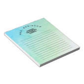 明日を牽引するリーダーたちへ - オーダーメームの教師向けノート ノートパッド (アングル)